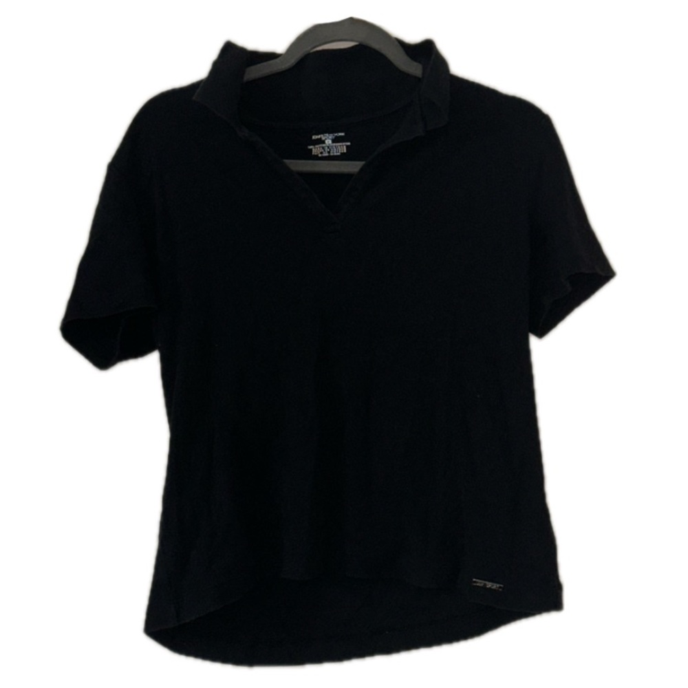 Jones New York Sport (JNY Sport) Black Polo Woman Size Medium